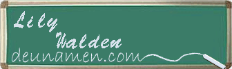 Lily Walden Visitenkarte